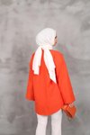 Oranj Önü Bağlamalı Kimono Tunik