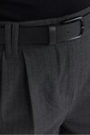 Antrasit Kemerli Smart Pantolon