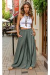 Elastic Waist Pocket Wide Leg Loose Oversized Soft Textured Comfortable Pants