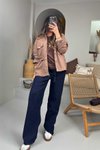 Acı Kahve Zr Basic Bisiklet Yaka Tshirt