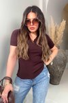 Mavi Yırtık Detaylı Mom's Jean Pantolon