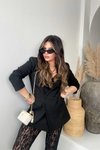Siyah Mass Basic Blazer Ceket