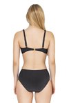 Siyah Toparlayıcı Aksesuarlı Bikini Takım
