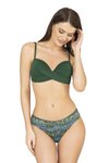 Yeşil Destekli Çapraz Detaylı Bikini Takım