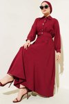Bordo Nehir Etekli Takım