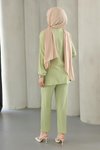 Mint Yeşili Bağlama Detaylı Takım
