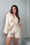 Taş Massi Model Oversize Şortlu Takım