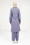 Lacivert Rahat Kesim Tunik Takım Pantolon