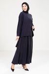 Lacivert Tunik Etek