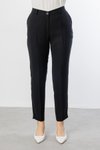Siyah Krep Kumaş Büyük Beden Pantolon