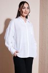 Beyaz Uzun Kollu Cepli Gömlek