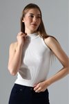 Beyaz Balıkçı Yaka Body