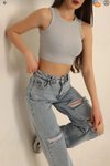 Gri Rabi Shine Crop Atlet