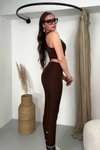 Acı Kahve Marka Model Crop Tayt Takım