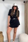 Siyah Marka Model Mini Şort Etek
