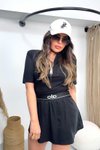 Siyah Marka Model Mini Şort Etek