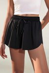 Siyah – Normal Bel İç Lu Lastikli Rahat Yazlık Spor Model Şort Etek