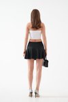 Siyah Yüksek Bel Mini Şort Etek