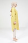 Sarı Uzun Tesettür Tunik