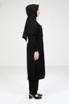 Siyah Tesettür Tunik Pantolon Takım