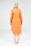 Turuncu Uzun Tesettür Tunik