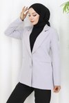 Single Button Women's Blazer Jacket