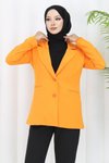 Orange Women's Blazer Jacket