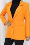 Turuncu Kadın Blazer Ceket