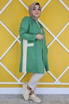 Benetton Broş Detaylı Kimono İkili Takım