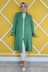 Benetton Kolye Detaylı Kimono Bluzlu Takım