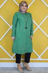 Benetton Nervür Dikim Detaylı Kolyeli Tunik