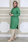 Benetton Nervür Ve Taş Detaylı Tunik