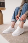 Beyaz Daxors D163 Ortopedik Sneaker Spor Ayakkabı