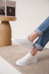 Beyaz Daxors D163 Ortopedik Sneaker Spor Ayakkabı