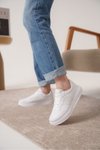 Beyaz Daxors D163 Ortopedik Sneaker Spor Ayakkabı