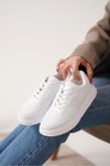 Beyaz Daxors D163 Ortopedik Sneaker Spor Ayakkabı