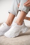Beyaz Garantili Ortopedik Sneaker Spor Ayakkabı