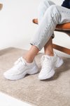 Beyaz Garantili Ortopedik Sneaker Spor Ayakkabı