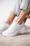 Beyaz Garantili Ortopedik Sneaker Spor Ayakkabı