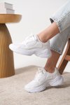 Beyaz Garantili Ortopedik Sneaker Spor Ayakkabı