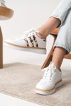 Beyaz Garantili Ortopedik Sneaker Spor Ayakkabı