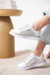 Beyaz Garantili Ortopedik Sneaker Spor Ayakkabı