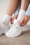 Beyaz Ortopedik Sneaker Spor Ayakkabı