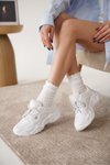 Beyaz Ortopedik Sneaker Spor Ayakkabı
