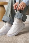 Beyaz Ortopedik Sneaker Spor Ayakkabı