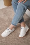 Beyaz Ortopedik Sneaker Spor Ayakkabı
