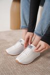 Beyaz Ortopedik Sneaker Spor Ayakkabı