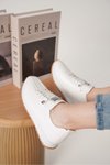 Beyaz Ortopedik Sneaker Spor Ayakkabı