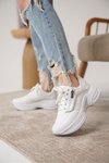 Beyaz Ortopedik Sneaker Spor Ayakkabı