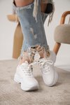 Beyaz Ortopedik Sneaker Spor Ayakkabı